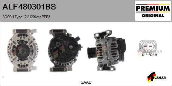 FLAMAR ALF480301BS - Alternator autospares.lv