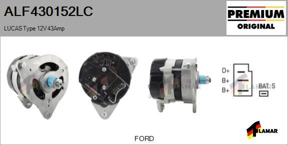 FLAMAR ALF430152LC - Alternator autospares.lv