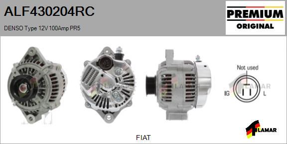 FLAMAR ALF430204RC - Alternator autospares.lv