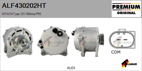 FLAMAR ALF430202HT - Alternator autospares.lv