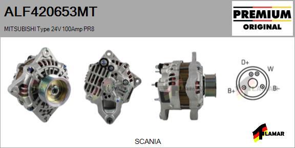 FLAMAR ALF420653MT - Alternator autospares.lv