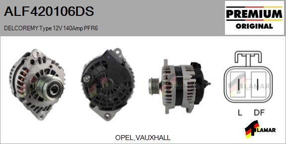 FLAMAR ALF420106DS - Alternator autospares.lv