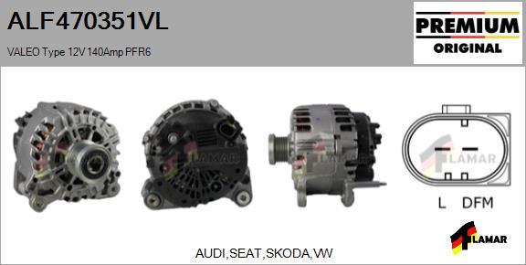 FLAMAR ALF470351VL - Alternator autospares.lv