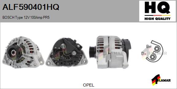 FLAMAR ALF590401HQ - Alternator autospares.lv