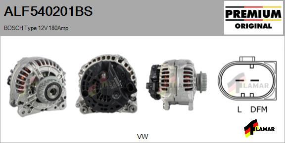 FLAMAR ALF540201BS - Alternator autospares.lv