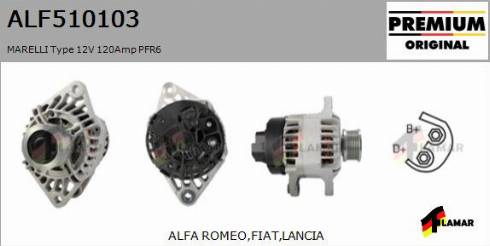 FLAMAR ALF510103
 - Alternator autospares.lv