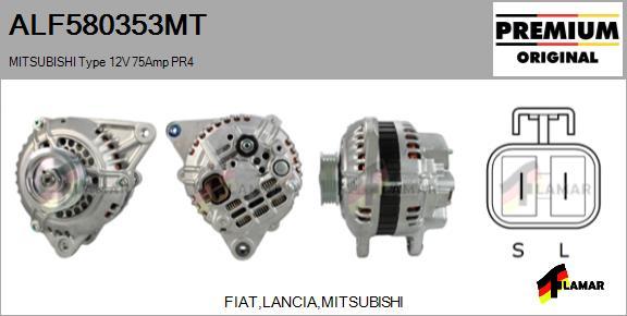 FLAMAR ALF580353MT - Alternator autospares.lv