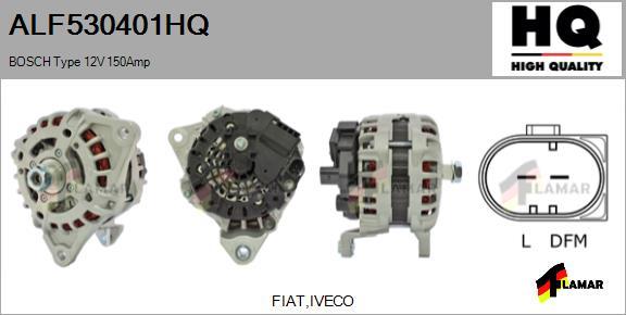 FLAMAR ALF530401HQ - Alternator autospares.lv