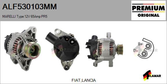 FLAMAR ALF530103MM - Alternator autospares.lv