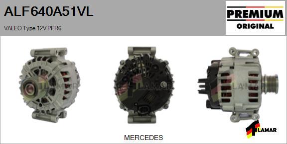 FLAMAR ALF640A51VL - Alternator autospares.lv