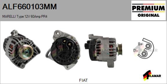 FLAMAR ALF660103MM - Alternator autospares.lv