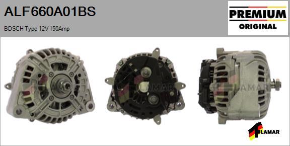 FLAMAR ALF660A01BS
 - Alternator autospares.lv