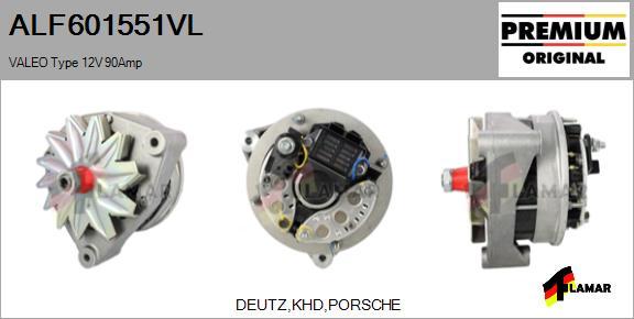 FLAMAR ALF601551VL - Alternator autospares.lv