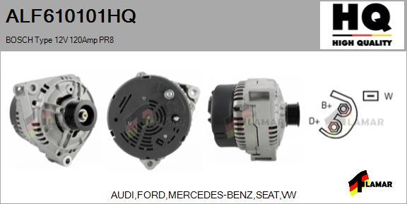 FLAMAR ALF610101HQ - Alternator autospares.lv