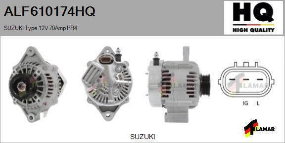 FLAMAR ALF610174HQ - Alternator autospares.lv