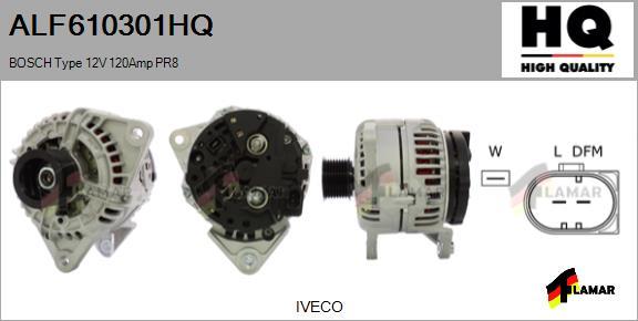 FLAMAR ALF610301HQ - Alternator autospares.lv