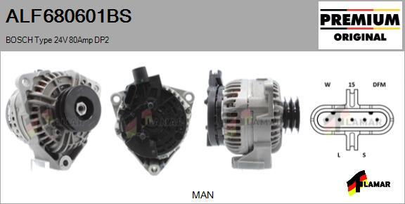 FLAMAR ALF680601BS - Alternator autospares.lv