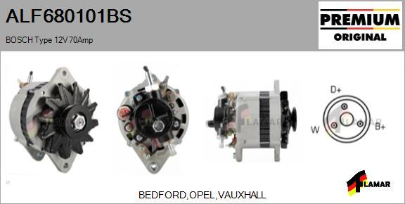 FLAMAR ALF680101BS - Alternator autospares.lv