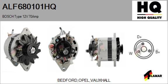 FLAMAR ALF680101HQ - Alternator autospares.lv