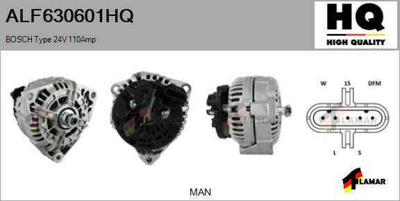 FLAMAR ALF630601HQ - Alternator autospares.lv