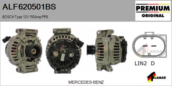 FLAMAR ALF620501BS - Alternator autospares.lv