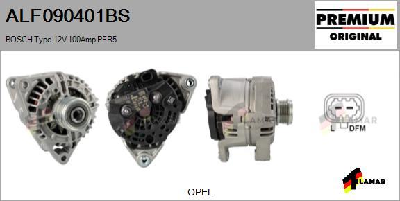 FLAMAR ALF090401BS - Alternator autospares.lv