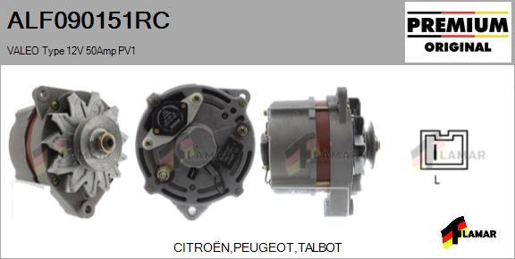 FLAMAR ALF090151RC - Alternator autospares.lv