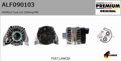 FLAMAR ALF090103
 - Alternator autospares.lv