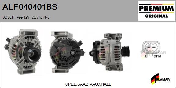 FLAMAR ALF040401BS - Alternator autospares.lv