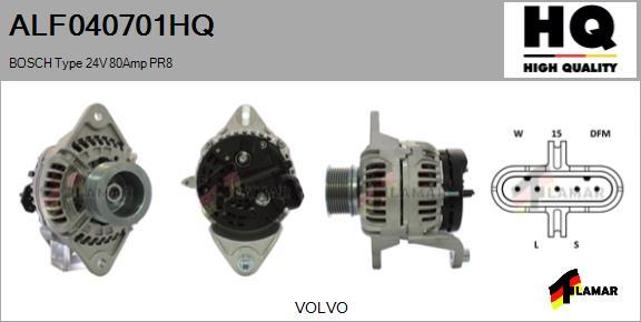 FLAMAR ALF040701HQ - Alternator autospares.lv