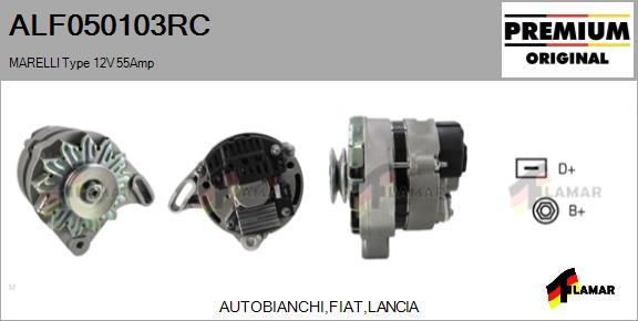 FLAMAR ALF050103RC - Alternator autospares.lv