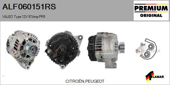 FLAMAR ALF060151RS - Alternator autospares.lv