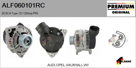 FLAMAR ALF060101RC - Alternator autospares.lv