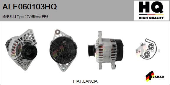 FLAMAR ALF060103HQ - Alternator autospares.lv