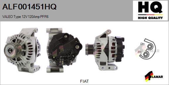 FLAMAR ALF001451HQ - Alternator autospares.lv