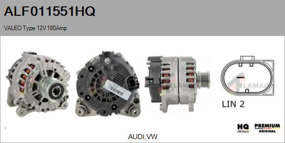 FLAMAR ALF011551HQ - Alternator autospares.lv