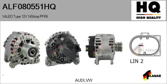 FLAMAR ALF080551HQ - Alternator autospares.lv