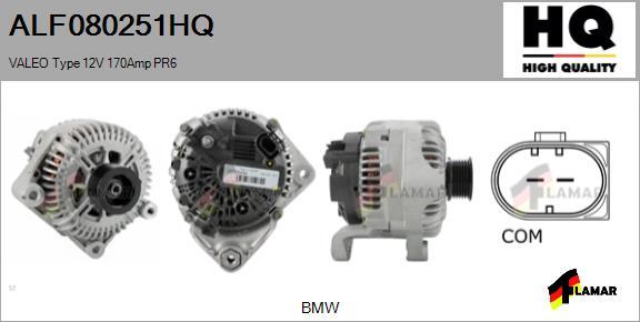 FLAMAR ALF080251HQ - Alternator autospares.lv