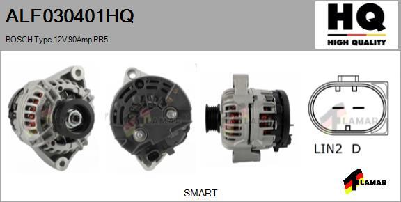 FLAMAR ALF030401HQ - Alternator autospares.lv