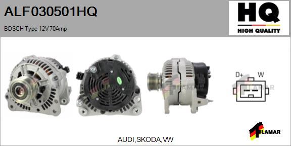 FLAMAR ALF030501HQ - Alternator autospares.lv