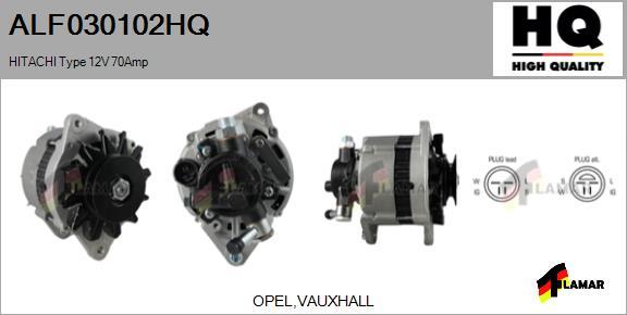 FLAMAR ALF030102HQ - Alternator autospares.lv