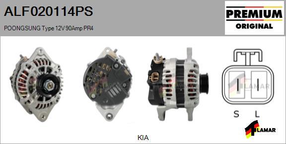 FLAMAR ALF020114PS - Alternator autospares.lv