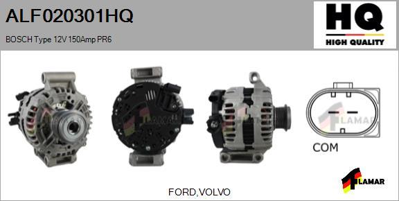 FLAMAR ALF020301HQ - Alternator autospares.lv