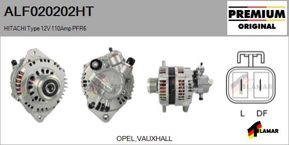 FLAMAR ALF020202HT - Alternator autospares.lv