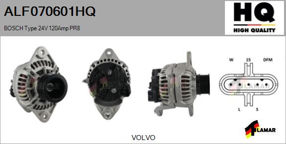 FLAMAR ALF070601HQ - Alternator autospares.lv