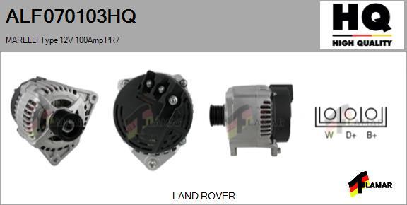 FLAMAR ALF070103HQ - Alternator autospares.lv