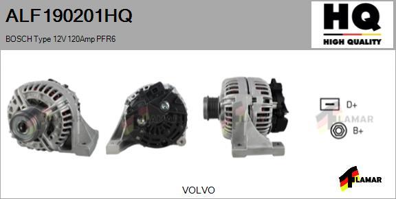 FLAMAR ALF190201HQ - Alternator autospares.lv