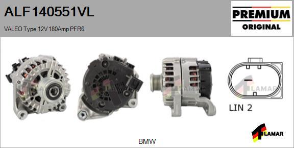 FLAMAR ALF140551VL - Alternator autospares.lv