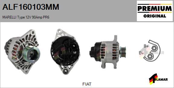 FLAMAR ALF160103MM - Alternator autospares.lv