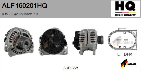 FLAMAR ALF160201HQ - Alternator autospares.lv